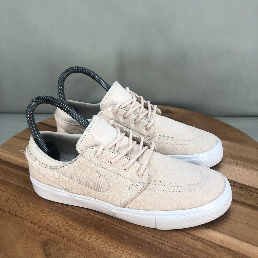 Nike SB Stefan Janoski Pony Hair Pearl Pink Skate Shoes Mens 5.5 Womens 7